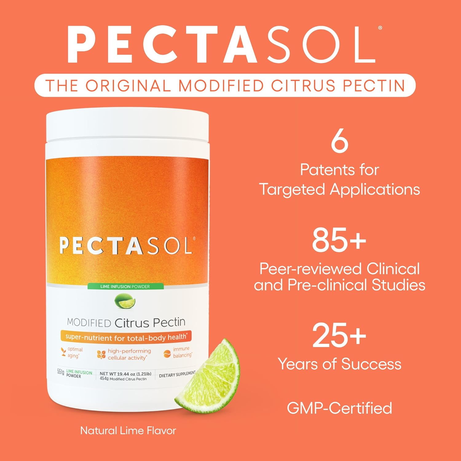 ECONUGENICS PectaSol Modified Citrus Pectin – Lime Powder - Image 4
