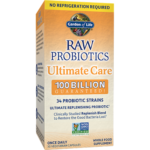 Garden of Life Raw Probiotics Ultimate Care 100 Billion Guaranteed - Shelf Stable