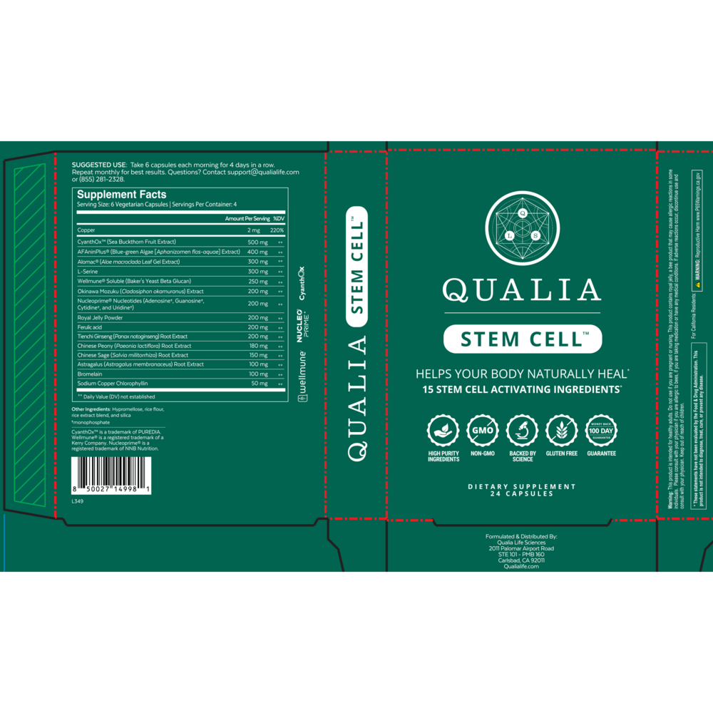 Qualia Life Sciences Stem Cell - Image 8