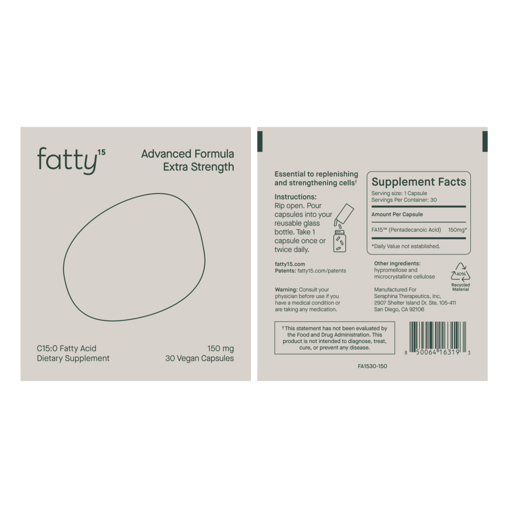 fatty15 Fatty15 Advanced Formula Extra Strength 60 capsules - Image 3