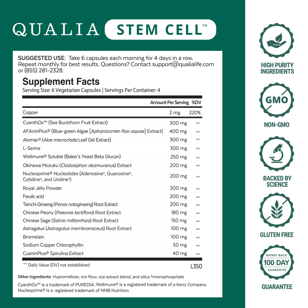Qualia Life Sciences Stem Cell - Image 2