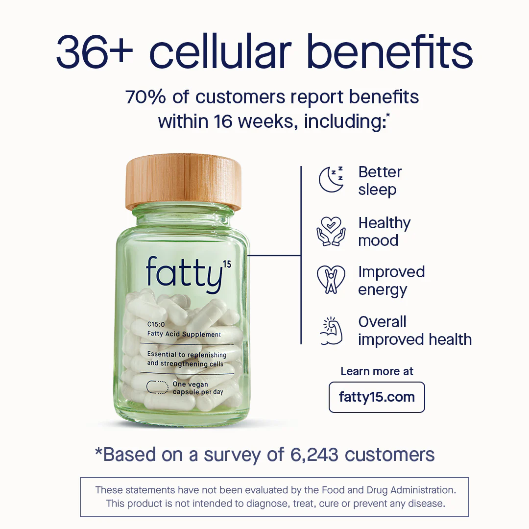 fatty15 Fatty15 Advanced Formula Extra Strength 60 capsules - Image 5