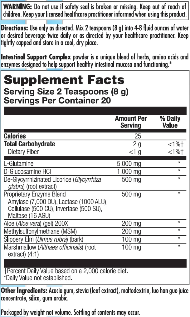 Nutra BioGenesis Intestinal Support Complex -160g - Image 2