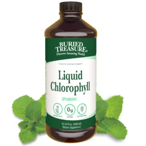 Buried Treasure Liquid Chlorophyll – 100 mg Chlorophyll per Serving, 16.23oz