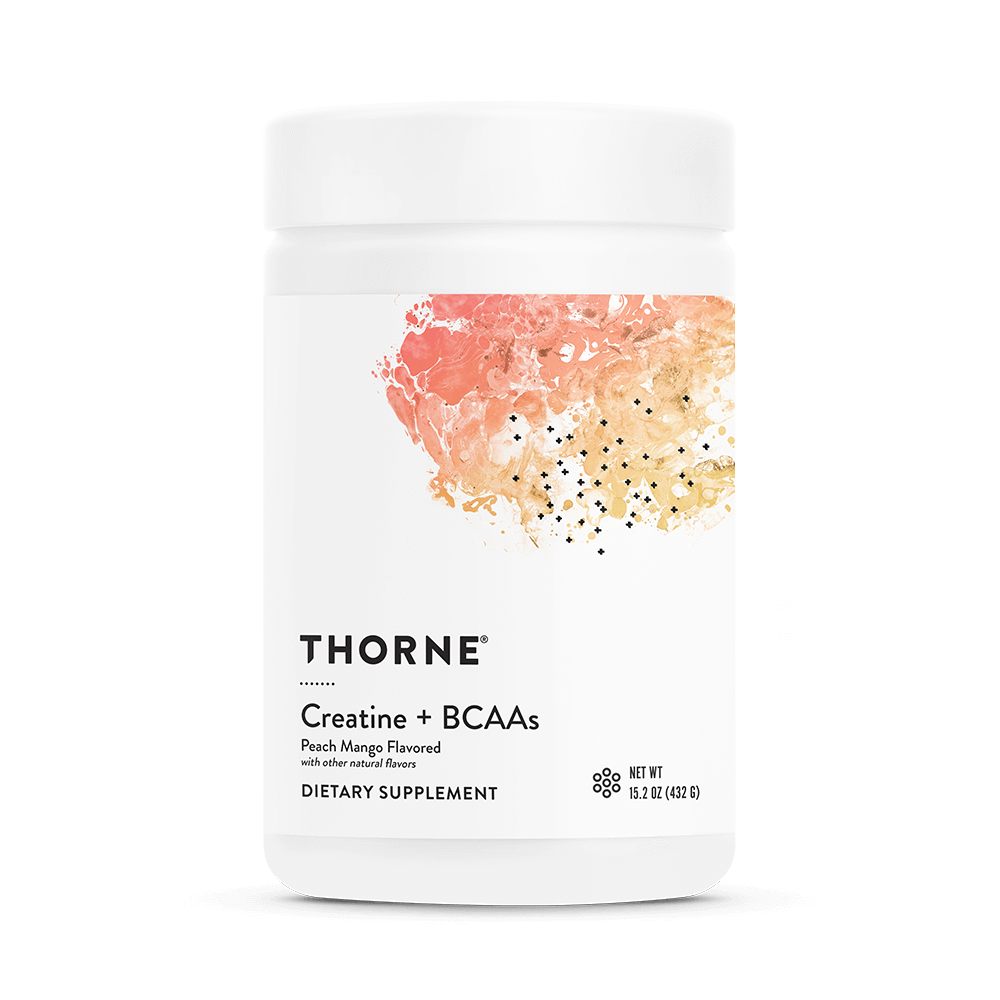 sf912__v93bd9a109593c267e39bd3006bb069472eee709e Thorne Creatine + BCAAs Peach Mango Flavored 432g - Image 1